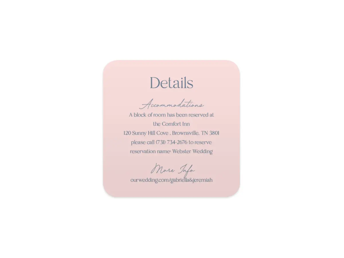 Wedding Invitation Shapes
