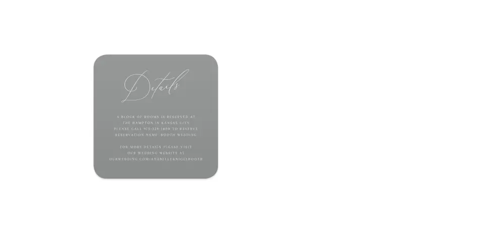 Wedding Invitation Shapes