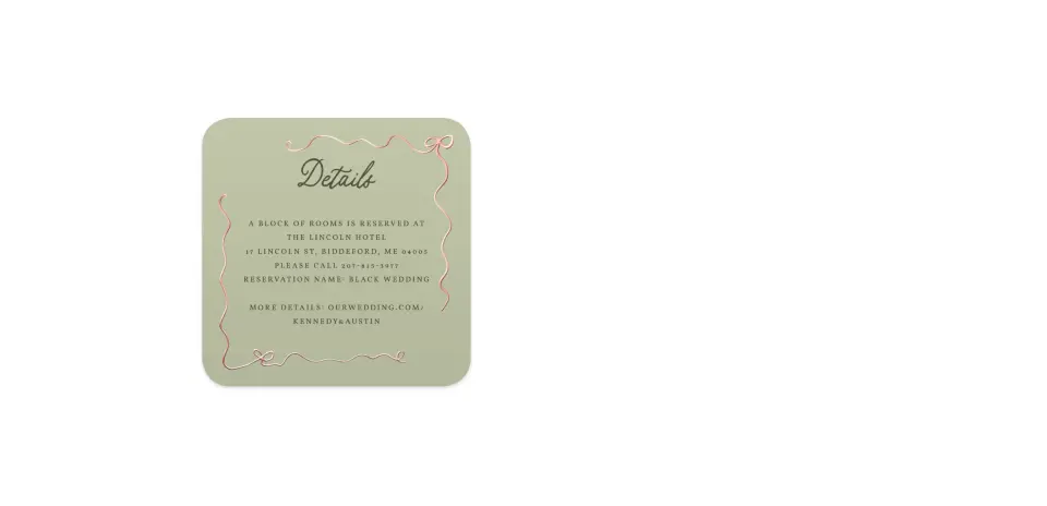 Wedding Invitation Shapes