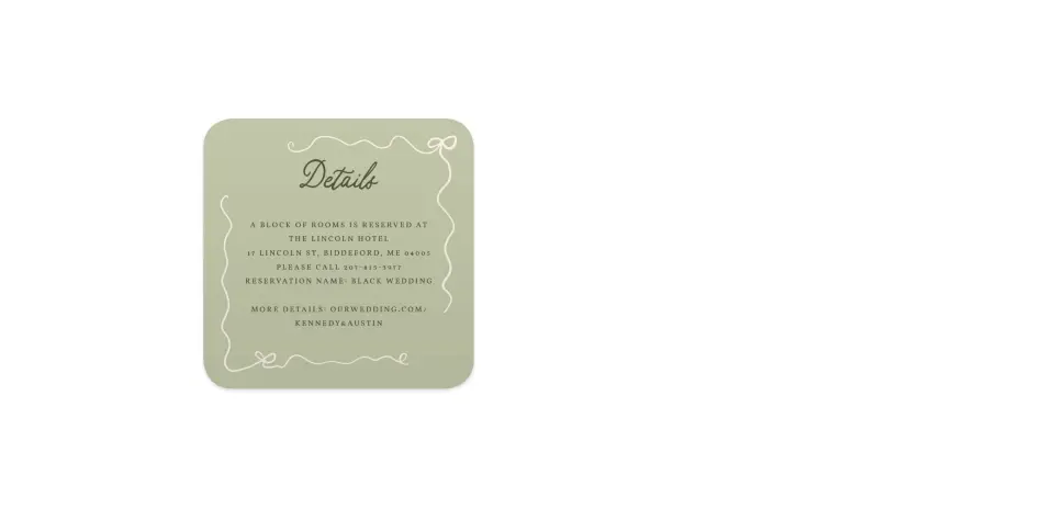 Wedding Invitation Shapes