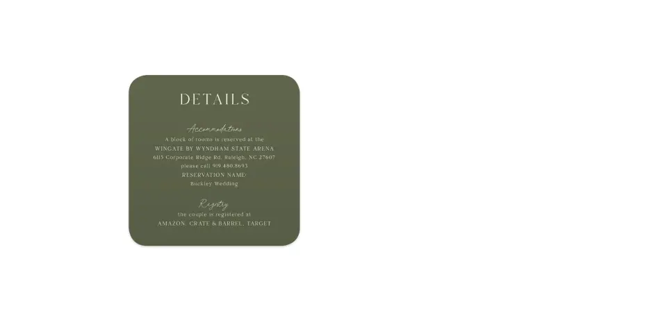 Wedding Invitation Shapes
