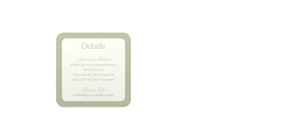 Wedding Invitation Shapes