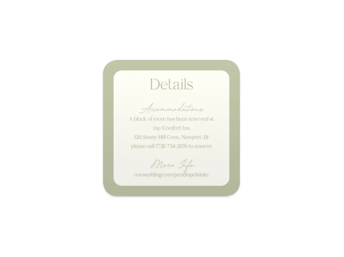 Wedding Invitation Shapes