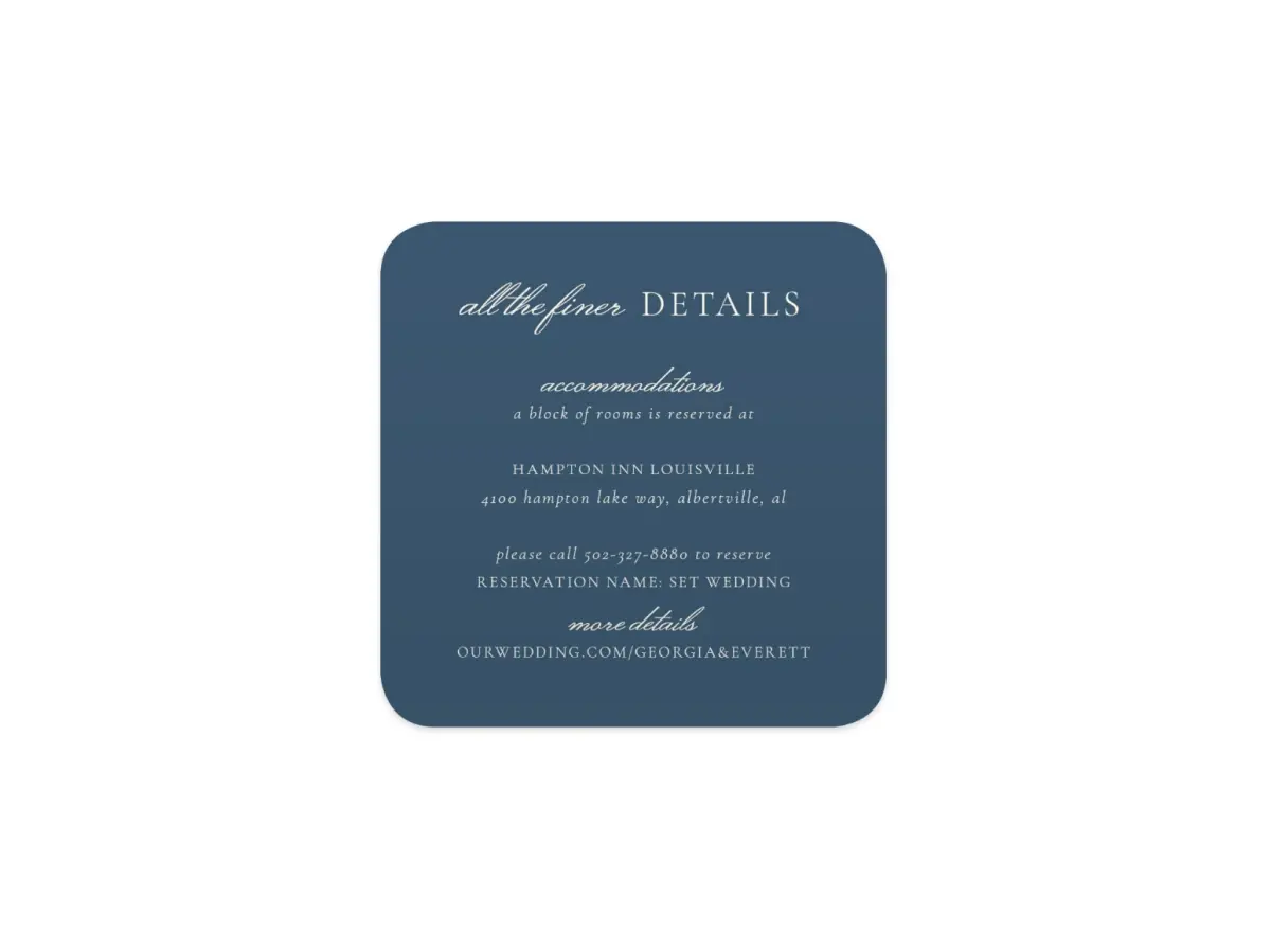 Wedding Invitation Shapes