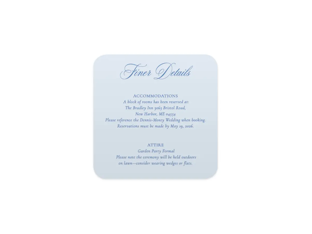 Wedding Invitation Shapes
