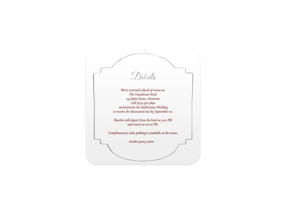Wedding Invitation Shapes