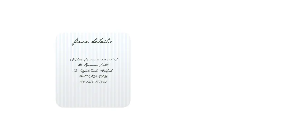 Wedding Invitation Shapes