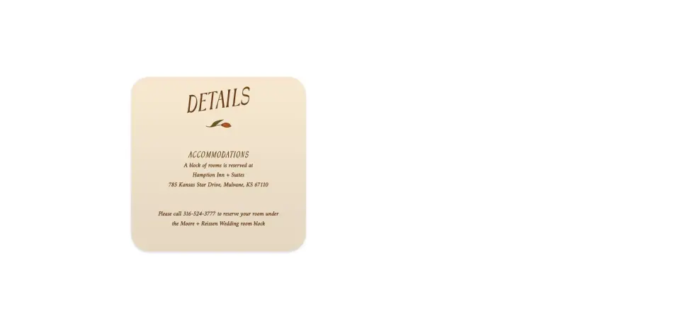 Wedding Invitation Shapes