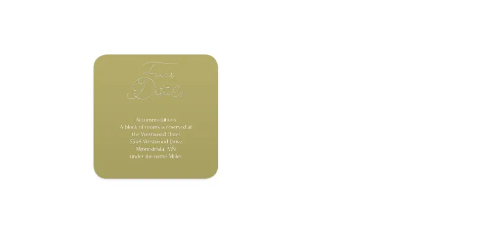 Wedding Invitation Shapes