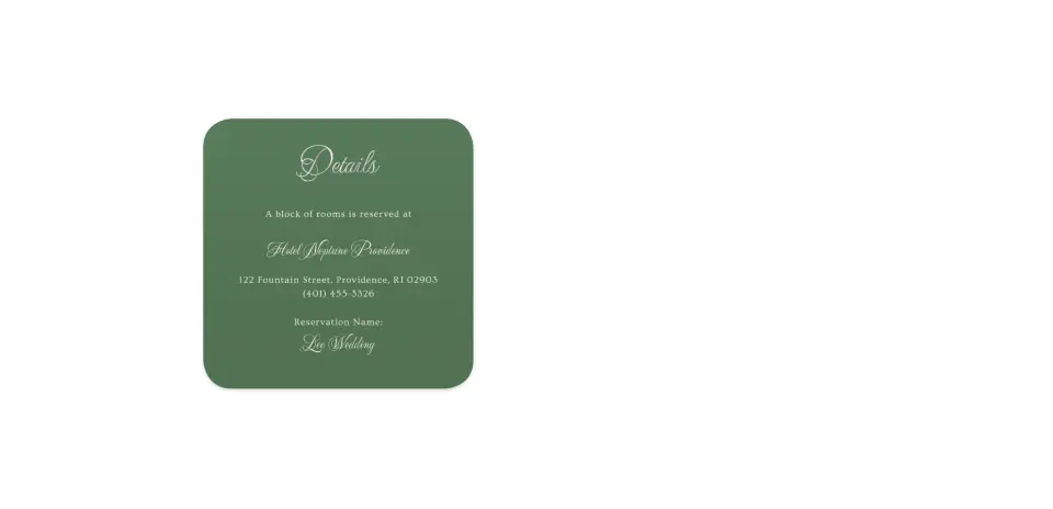 Wedding Invitation Shapes