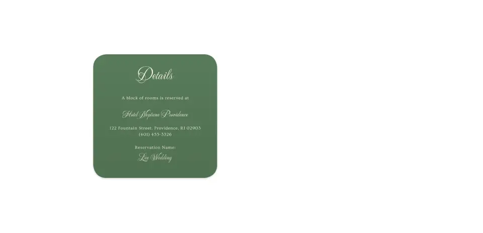 Wedding Invitation Shapes