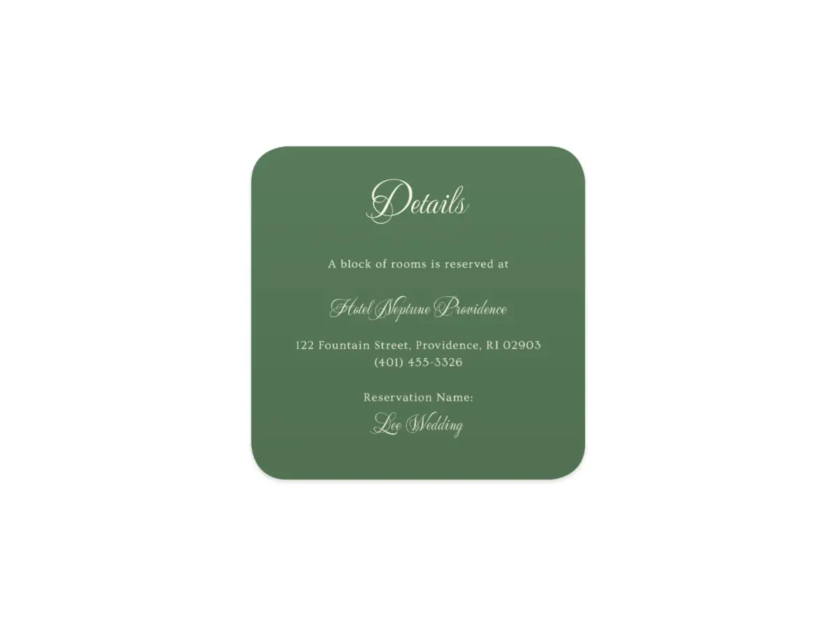 Wedding Invitation Shapes