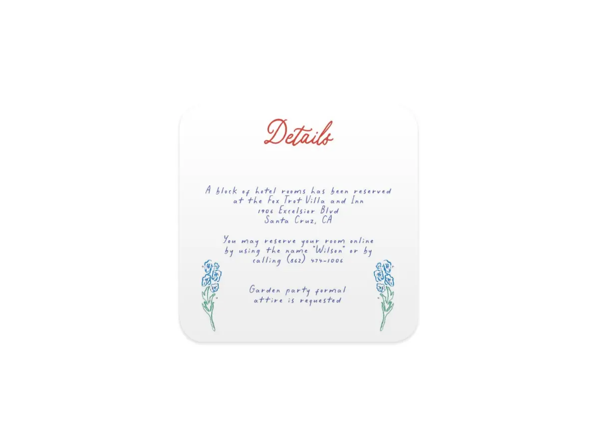 Wedding Invitation Shapes