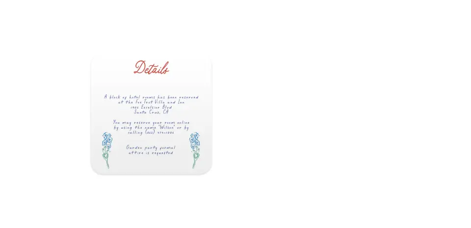 Wedding Invitation Shapes