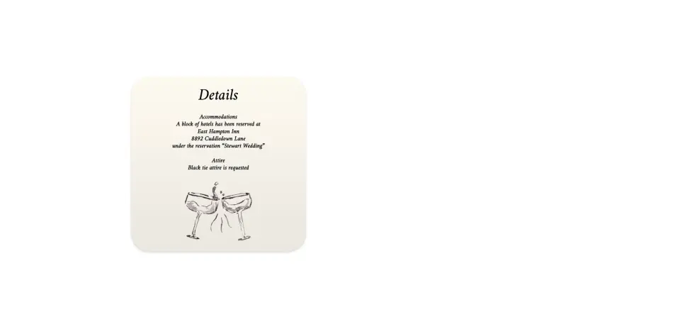 Wedding Invitation Shapes