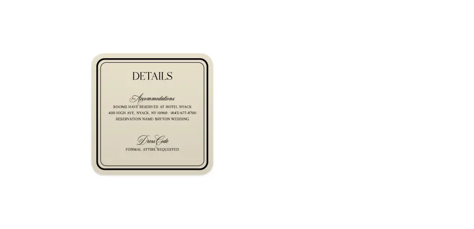Wedding Invitation Shapes