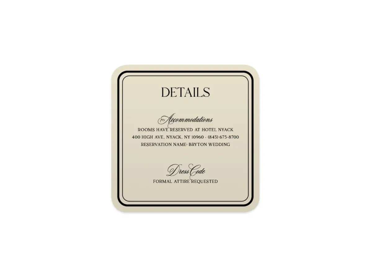 Wedding Invitation Shapes