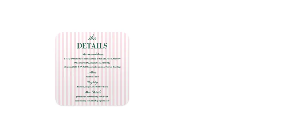 Wedding Invitation Shapes
