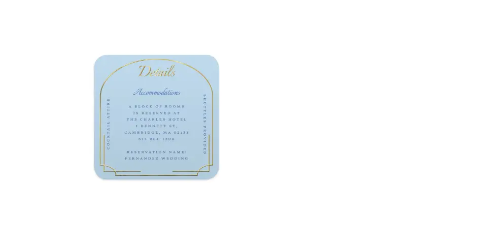 Wedding Invitation Shapes