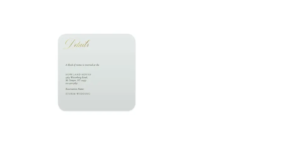 Wedding Invitation Shapes