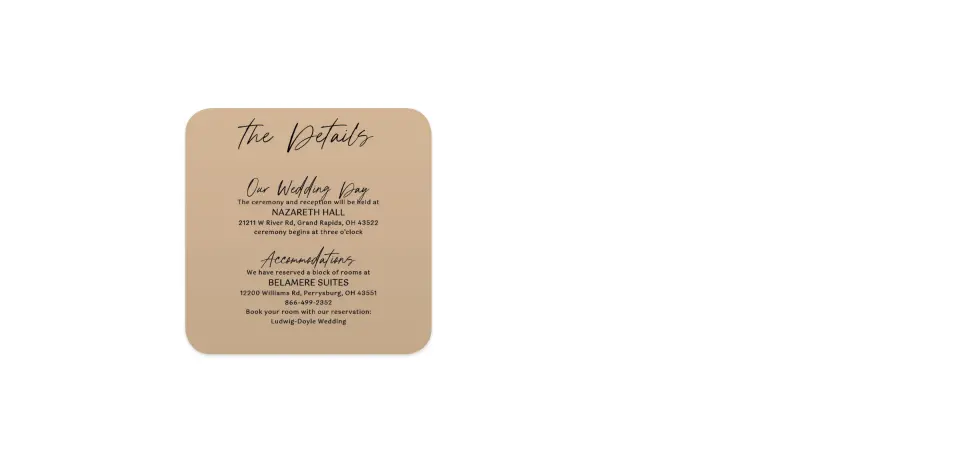 Wedding Invitation Shapes