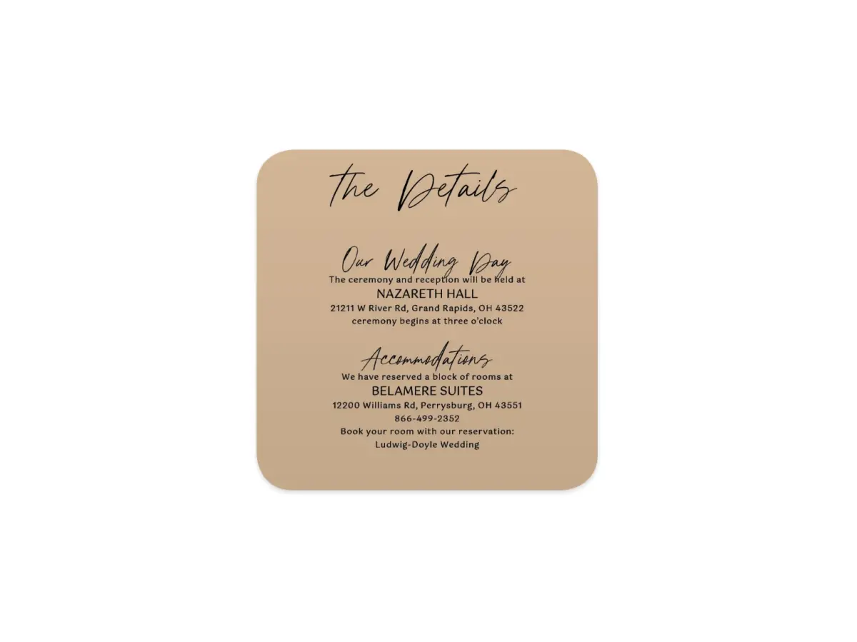 Wedding Invitation Shapes