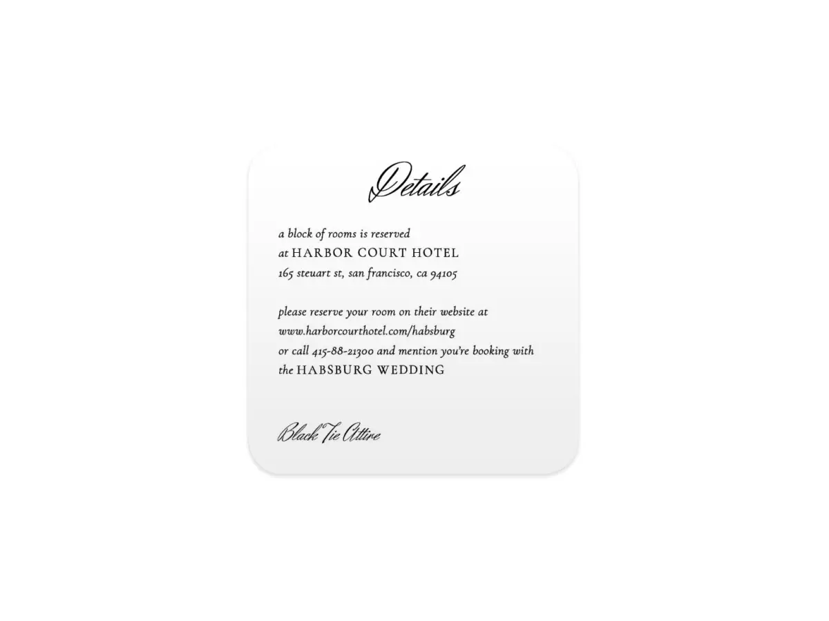 Wedding Invitation Shapes