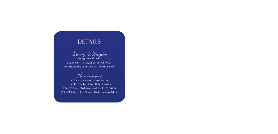 Wedding Invitation Shapes