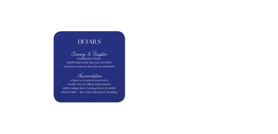Wedding Invitation Shapes