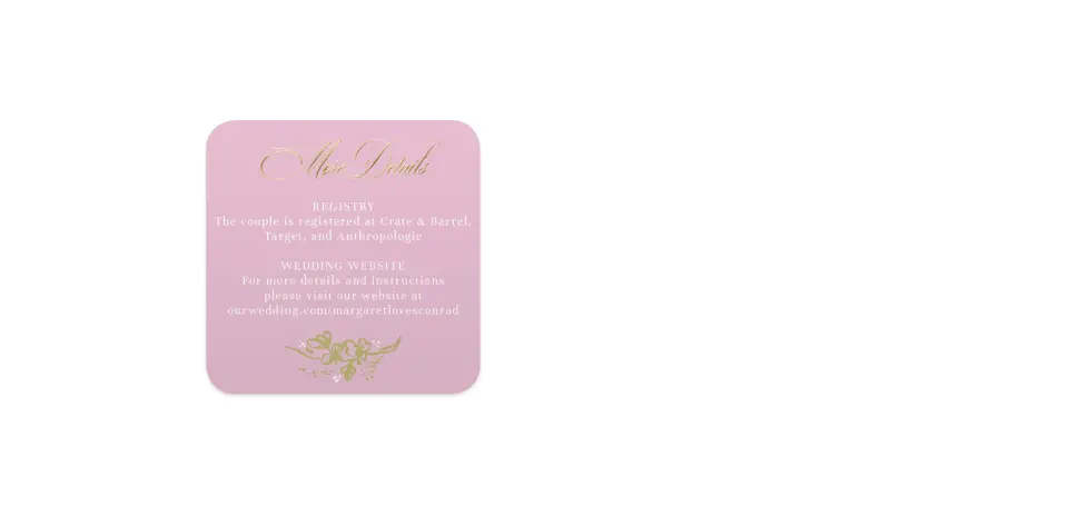 Wedding Invitation Shapes