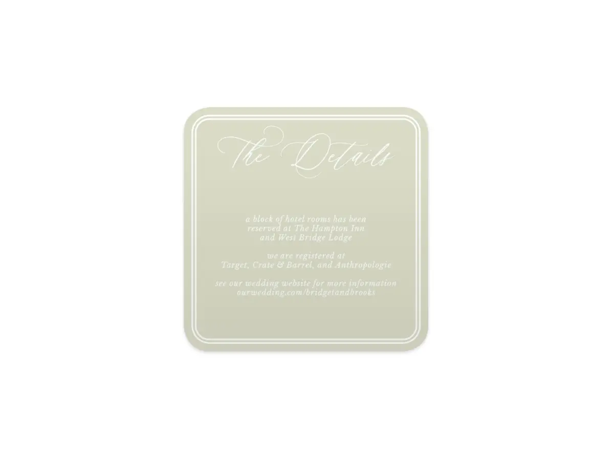 Wedding Invitation Shapes