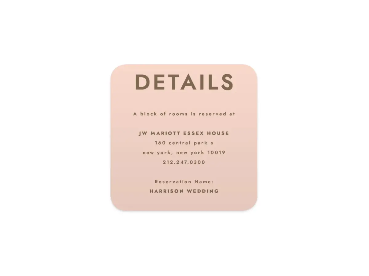 Wedding Invitation Shapes