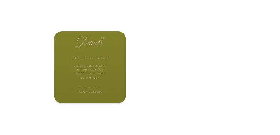 Wedding Invitation Shapes