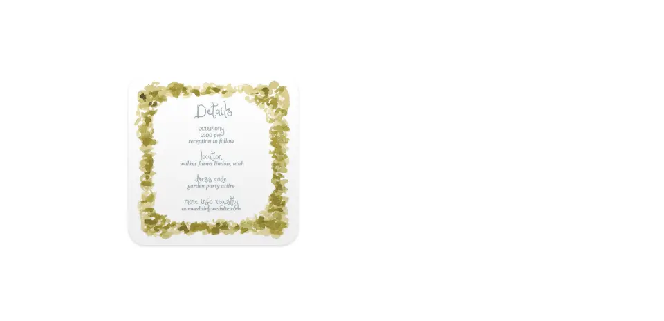 Wedding Invitation Shapes