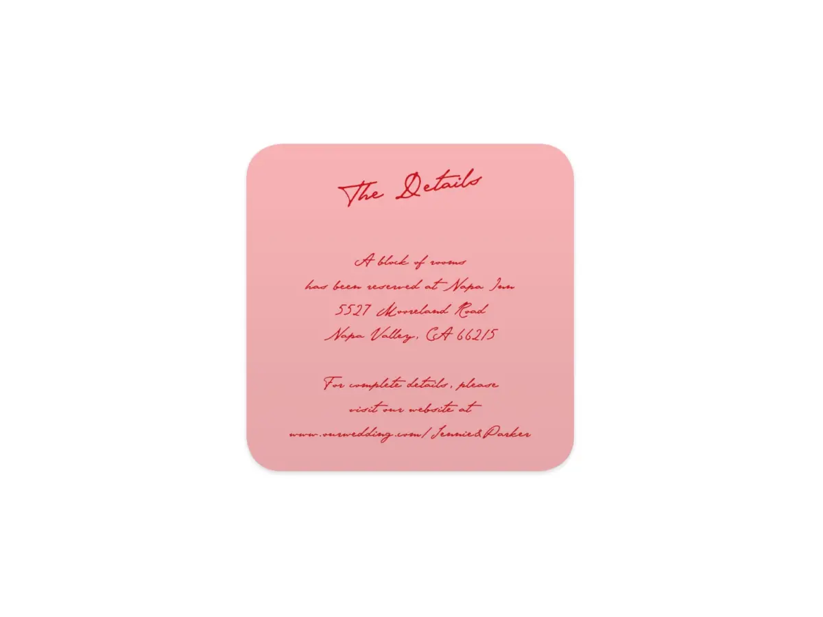 Wedding Invitation Shapes