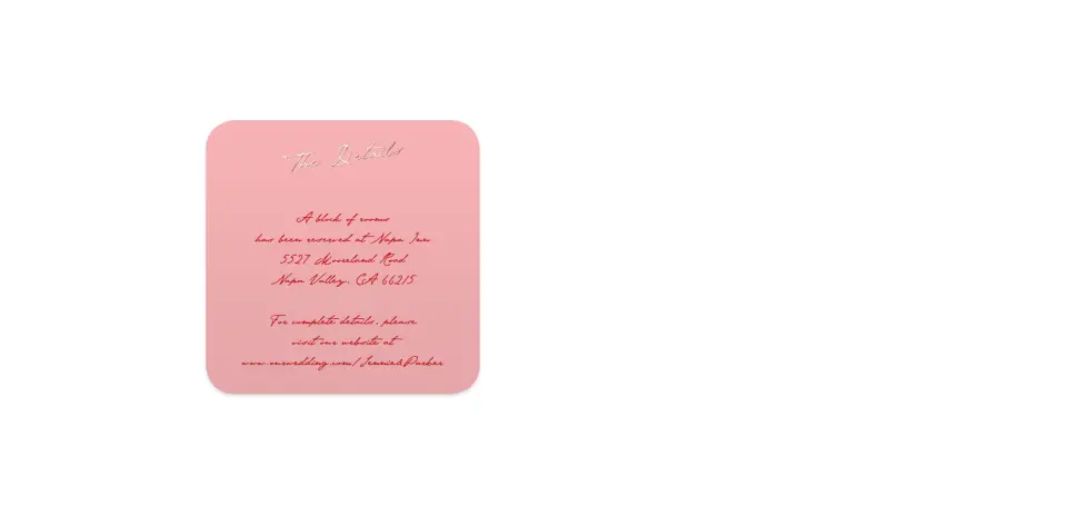 Wedding Invitation Shapes