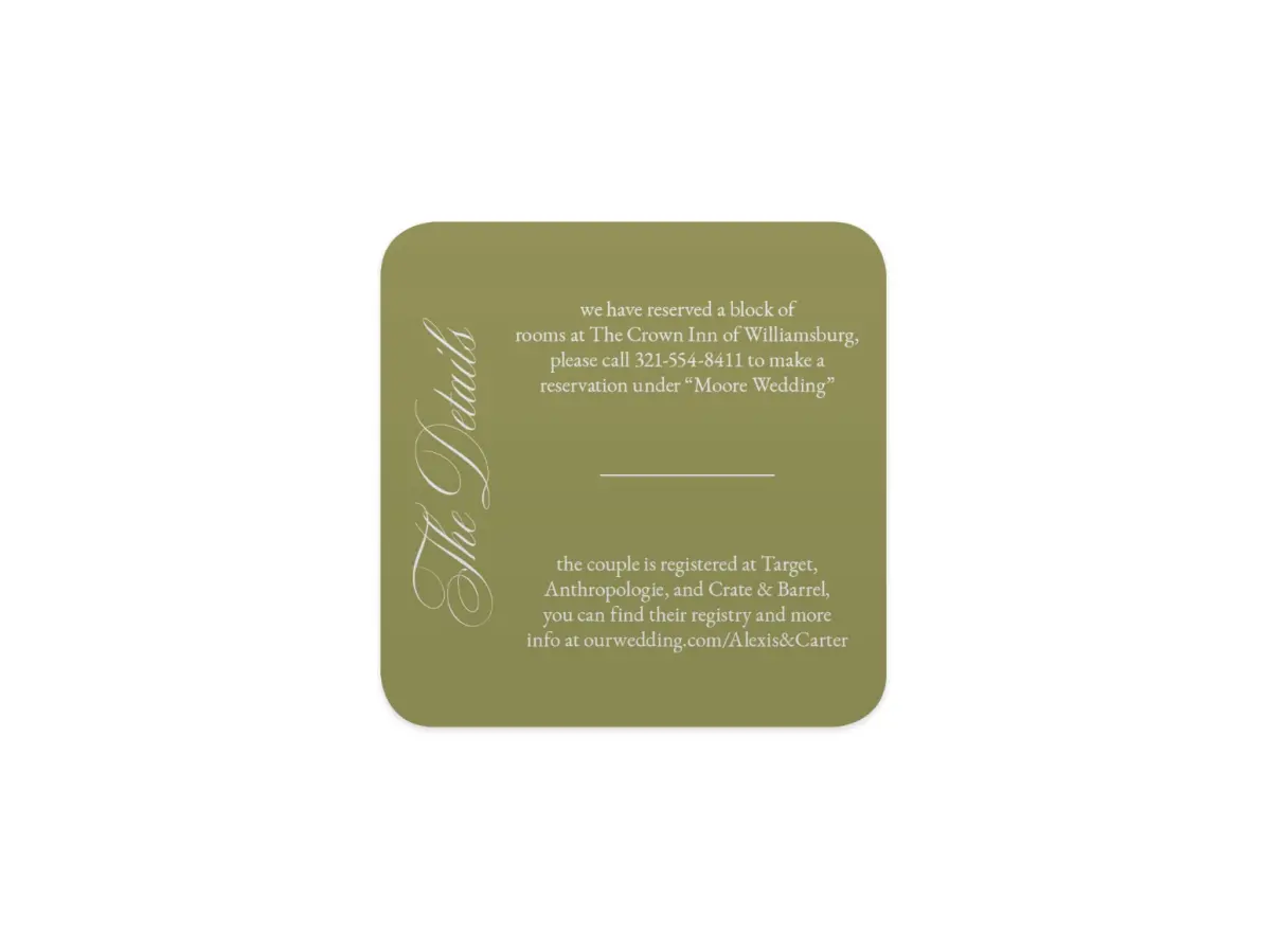 Wedding Invitation Shapes