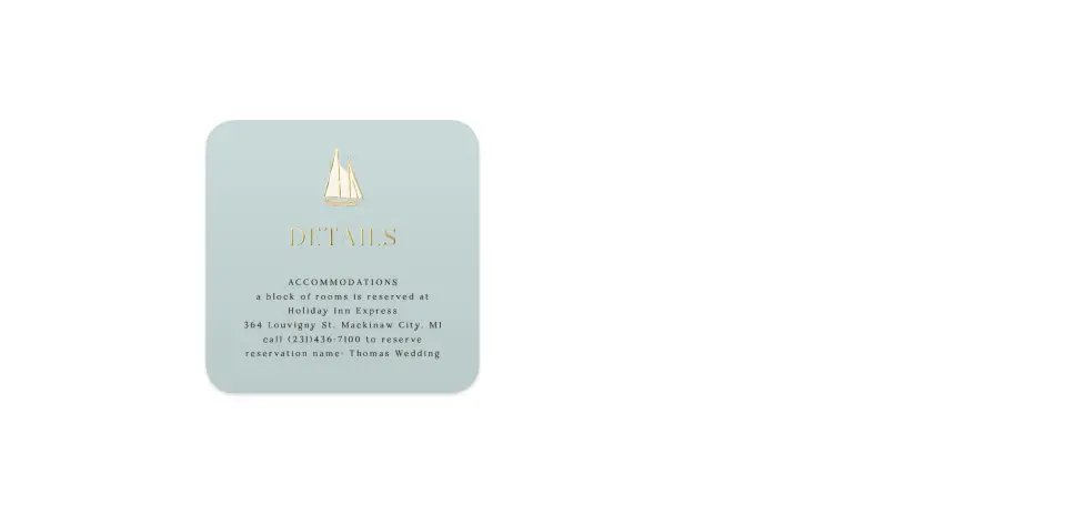 Wedding Invitation Shapes
