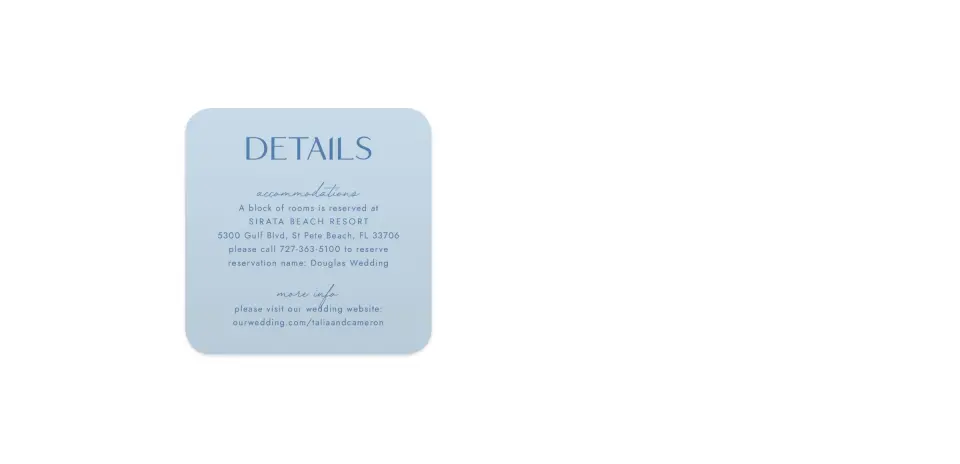 Wedding Invitation Shapes