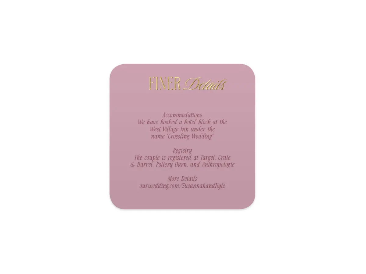 Wedding Invitation Shapes
