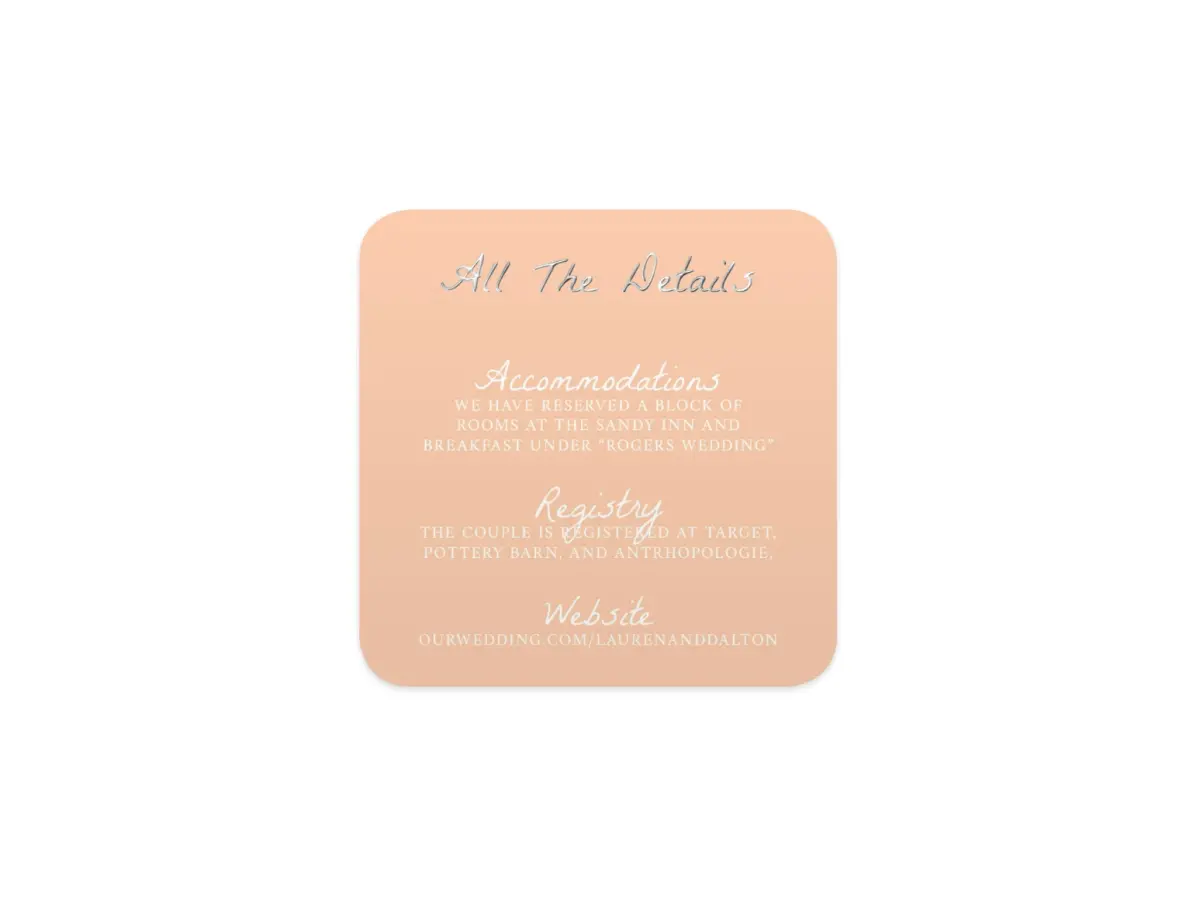 Wedding Invitation Shapes