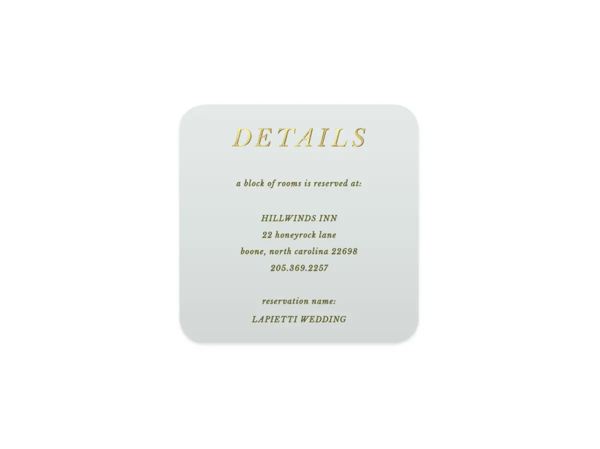 Wedding Invitation Shapes