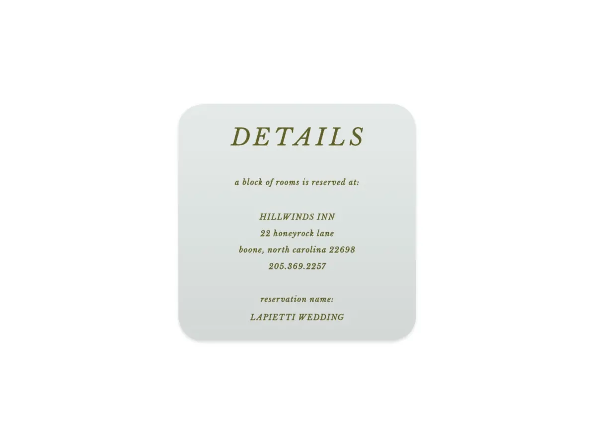 Wedding Invitation Shapes