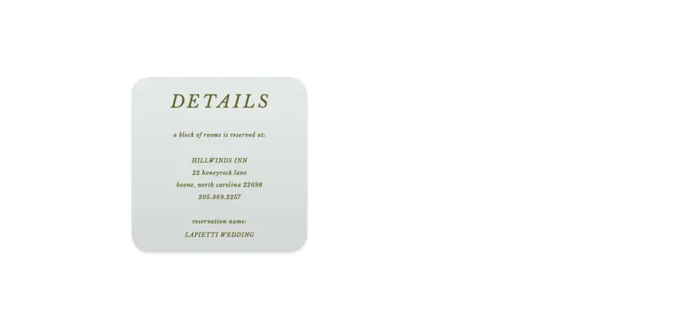 Wedding Invitation Shapes