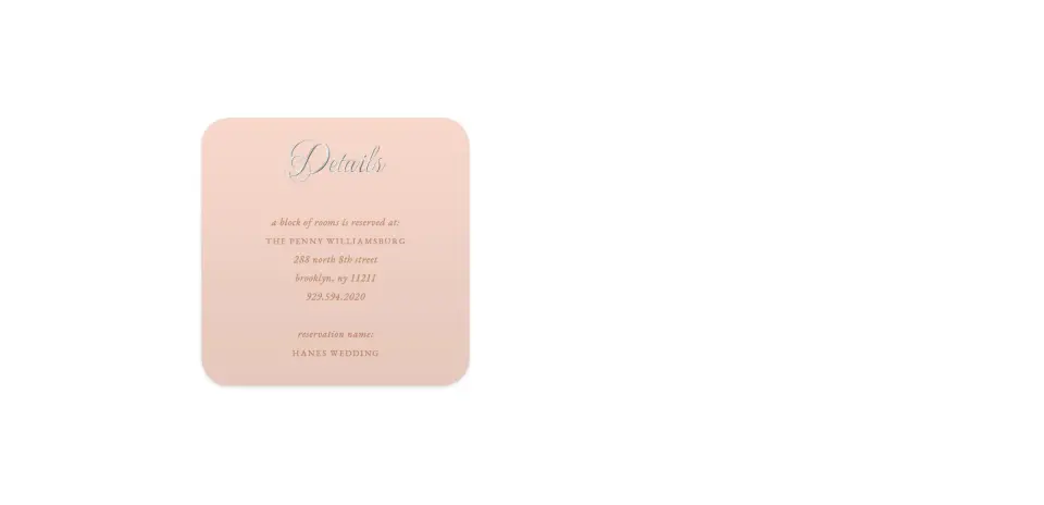 Wedding Invitation Shapes
