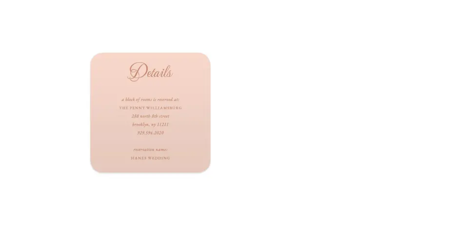 Wedding Invitation Shapes