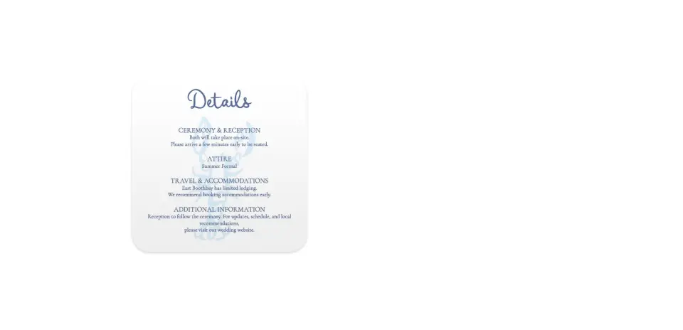 Wedding Invitation Shapes