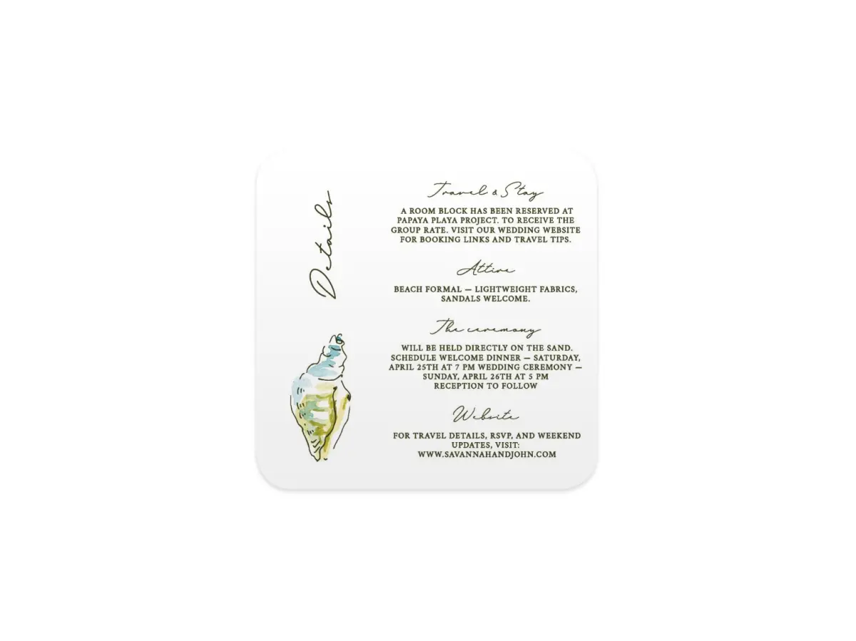 Wedding Invitation Shapes