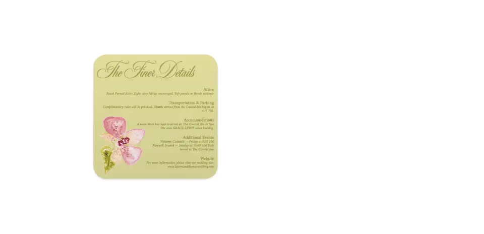 Wedding Invitation Shapes