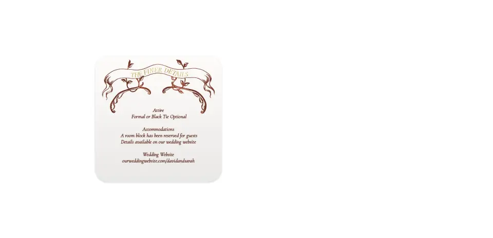 Wedding Invitation Shapes